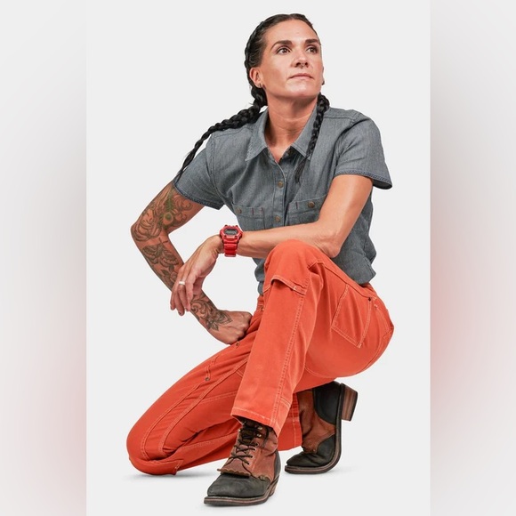 Dovetail Workwear Anna Taskpant - Paprika size 0